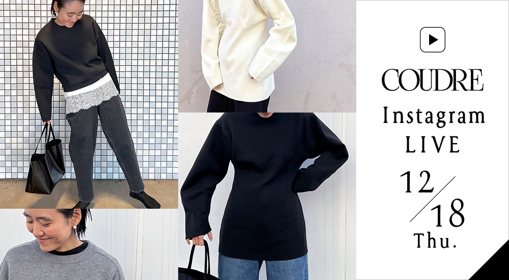 COUDRE Instagram LIVE