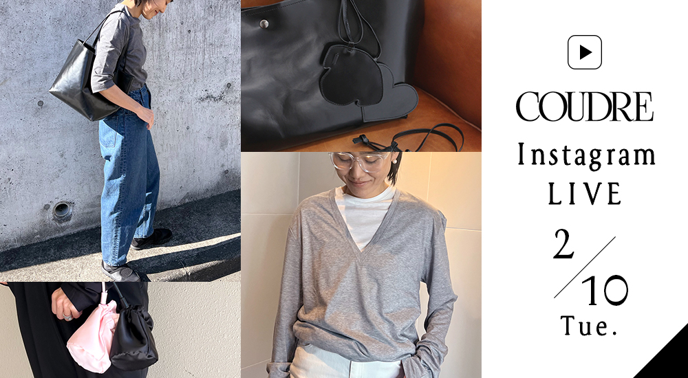 COUDRE Instagram LIVE